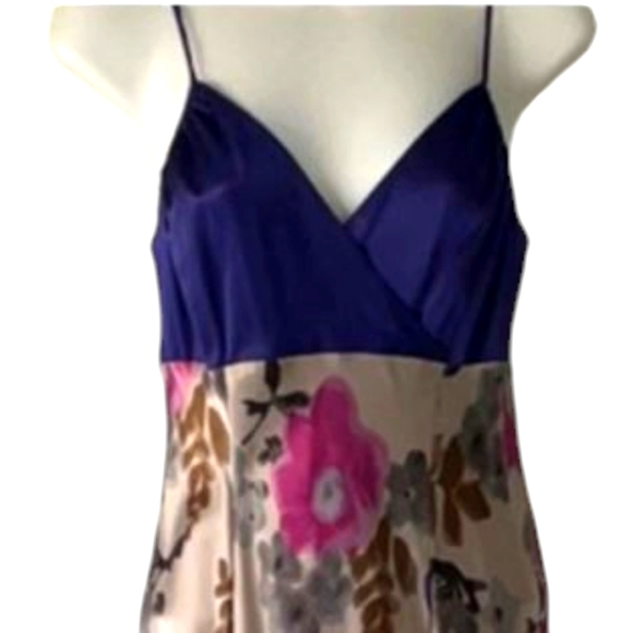 Silk Long Summer sleeveless Dress - Picture 2 of 16